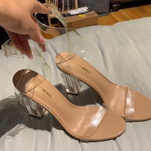 Fashion Nova nude heels